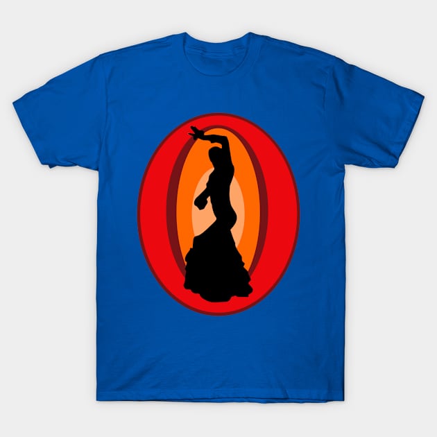 Flamenco Burning T-Shirt by SphynxDen